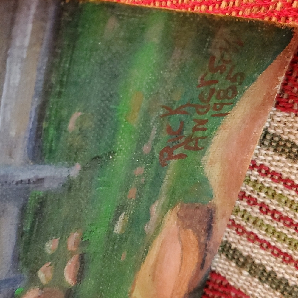 💥SOLD💥Authentic acrylic painting,coastle scene - Picture 4 of 16